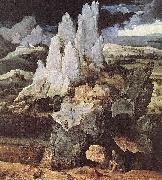 Joachim Patinir St Jerome in Rocky Landscape oil painting reproduction